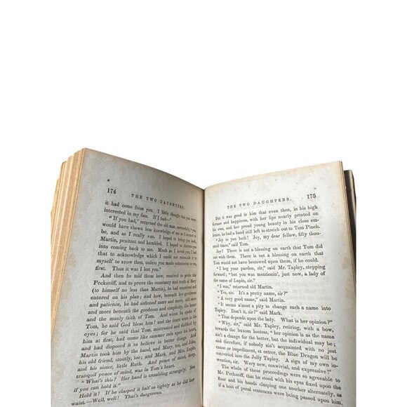 Charles Dickens Little Folks Two Daughters From The Martin Chuzzlewit Illus 1866 - Picture 10 of 14